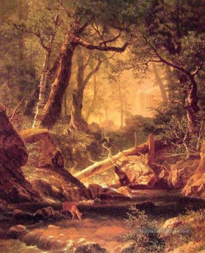 Albert Bierstadt œuvres - Montagnes blanches Albert Bierstadt